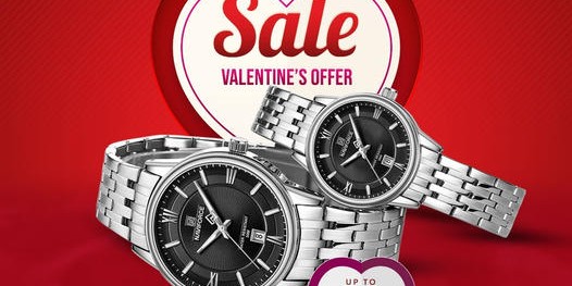 Valentine day Watches With Warranty