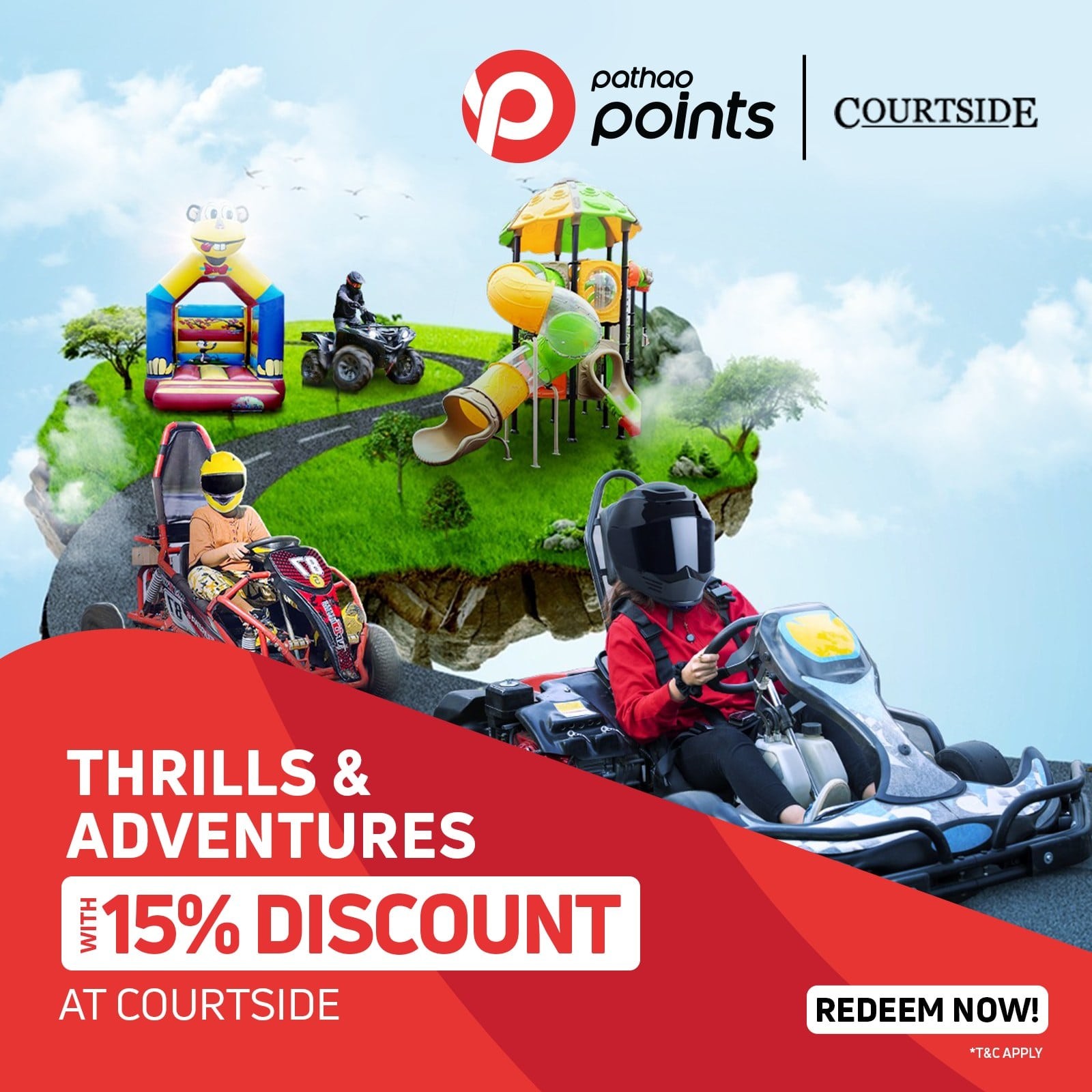 Enjoy Up to 15% Off at Courtside Dhaka with Pathao Points Pathao - offerong