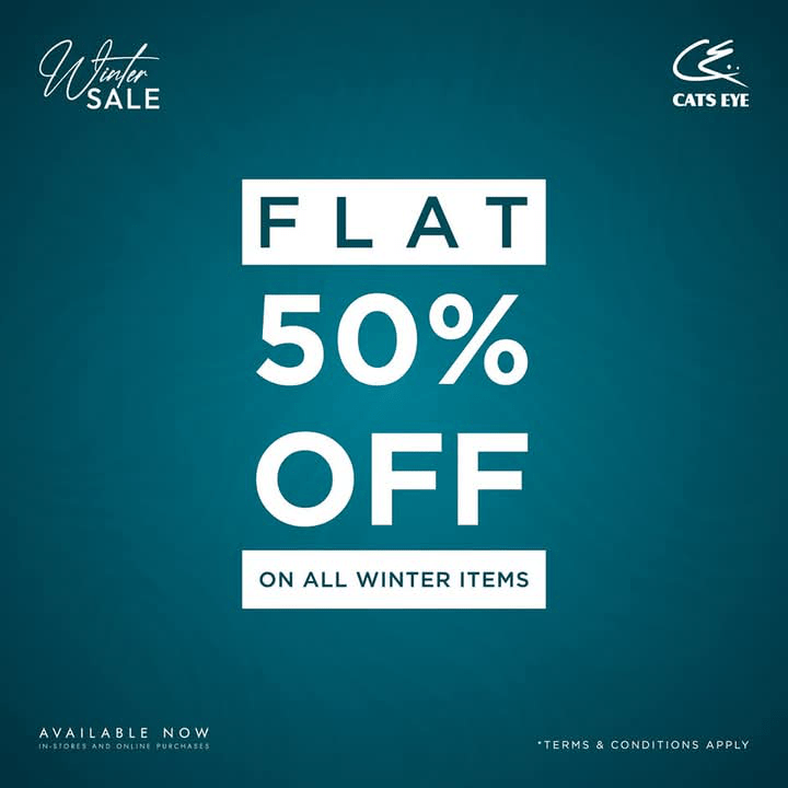 Catseye BD Winter Collection: All Winter Items Flat 50% Discount