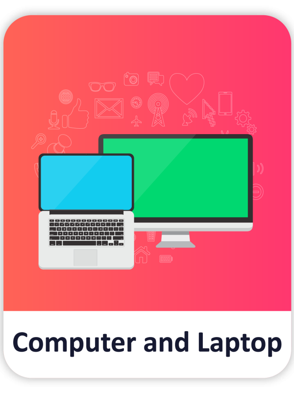 Computer and Laptop